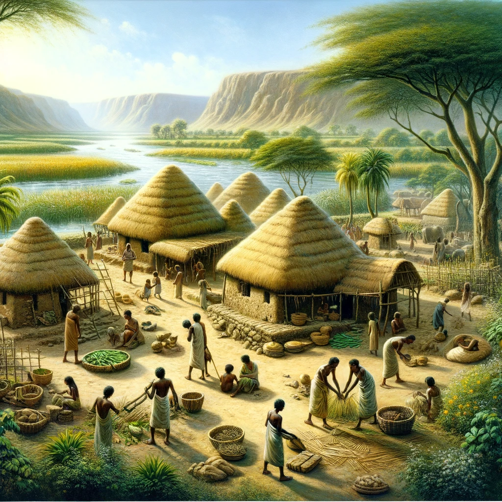 c. 5000 BC || Settlements Grow Along the Nile River